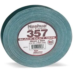 NASHUA 357 Duct Tape 48mm x 55m 13 mil Black | AA7AGB 15R452