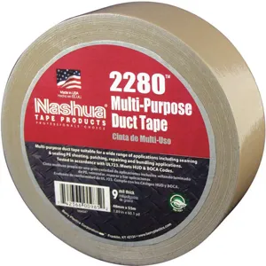 NASHUA 2280 Duct Tape 48mm x 55m 9 mil Tan | AB8QPX 26W992