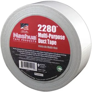 NASHUA 2280 Duct Tape 48mm x 55m 9 mil White | AB8QPY 26W993