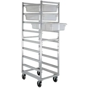 NEW AGE 1481 Poly Box Storage Rack 8 Pan Capacity | AF2GMT 6THZ8