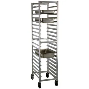 NEW AGE 1505 Steamtable Pan Rack End Load Capacity 20 | AF2GMX 6TJA1