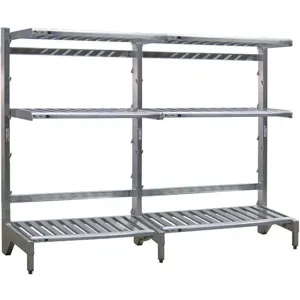 NEW AGE 99880 T-bar Cantilever Shelving 122 Inch Length | AF2ZVZ 6ZUA8