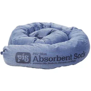 NEW PIG 2048 Absorbent Sock Blue 15 Gallon PK20 | AH2XYC 30RC09