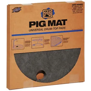 NEW PIG 25103 Absorbent Barrel Top Mat 3 Gallon Pk20 | AF9QJP 30PV89