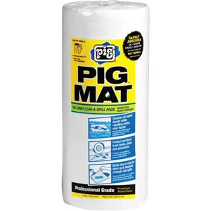 NEW PIG 26201 Absorbent Roll Light Weight 3.3 Gallon | AF9QJM 30PV87