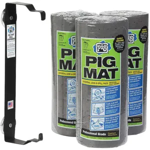 NEW PIG 57703 Absorbent Roll Light Weight 3.3 Gallon Pk3 | AF9QQT 30PY91