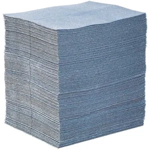 NEW PIG BLU100 Pig Blue Absorbent Mat Pad 24 Gallon Pk100 | AF9QRG 30PZ05