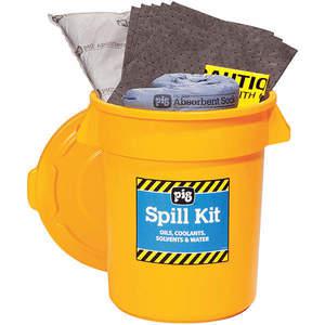 NEW PIG KIT2300 Hi-Vis Spill Kit Drum 12 Gallon | AH2YBH 30RD39