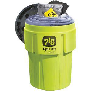 NEW PIG KIT262 Hi-Vis Spill Kit Drum 60 Gallon | AH2YBR 30RD53