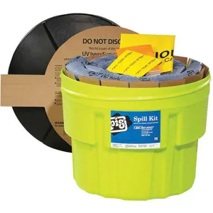 NEW PIG KIT264 Hi-Vis Spill Kit Drum 12 Gallon | AH2YBU 30RD55