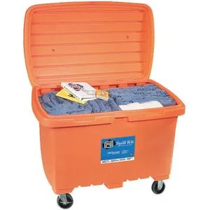 NEW PIG KIT279-OR Hi-Vis Spill Kit Chest 76 Gallon | AH2YCA 30RD62