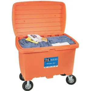 NEW PIG KIT280-OR Hi-Vis Spill Kit Drum 76 Gallon | AH2YCB 30RD63