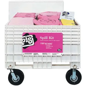 NEW PIG KIT304-01 Spill Kit Drum 108 gal Casters | AH2YEH 30RE55