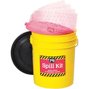 NEW PIG KIT3200 Hi-Vis Spill Kit Drum 3.5 Gallon | AH2YEU 30RE68