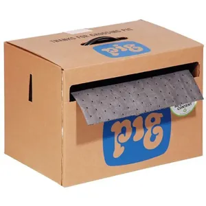 NEW PIG MAT140 Absorbent Roll Heavy Weight 9.8 Gallon | AF9QPL 30PY47