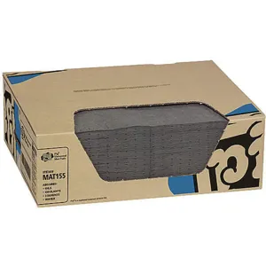 NEW PIG MAT155 Absorbent Mat Pad 11 Gallon Pk100 | AF9QQX 30PY95