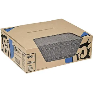 NEW PIG MAT170 Absorbent Mat Pad 11 Gallon Pk50 | AF9QPM 30PY50