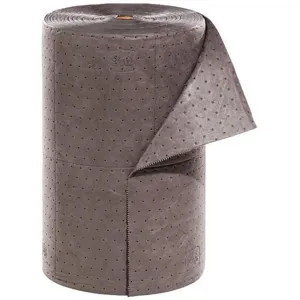 NEW PIG MAT185 Absorbent Roll Medium Weight 33.8 Gallon | AF9QQL 30PY80