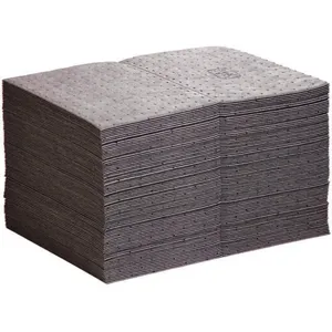 NEW PIG MAT203 Absorbent Mat Pad 22 Gallon Pk100 | AF9QHT 30PV56