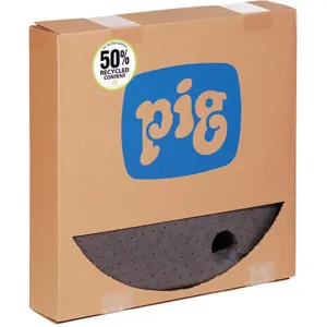 NEW PIG MAT208 Absorbent Barrel Top Mat 6.9 Gallon Pk25 | AF9QXK 30RA77