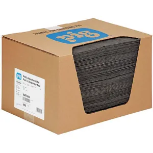 NEW PIG MAT240 Absorbent Mat Pad 22 Gallon Pk100 | AF9QHQ 30PV54