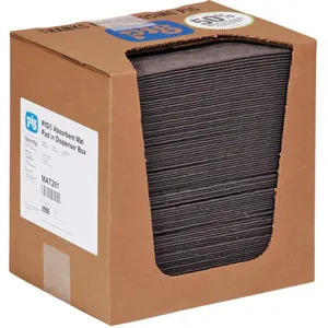 NEW PIG MAT251 Absorbent Mat Pad 10 Gallon Pk100 | AF9QPX 30PY63