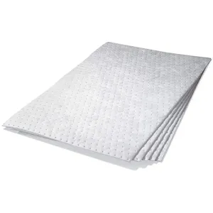 NEW PIG MAT497 Absorbent Mat Pad 2 Gallon Pk5 | AF9QYC 30RA98