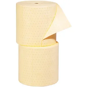 NEW PIG MAT625 Hi-vis Absorbent Roll Heavy Weight 40 Gallon Pk2 | AF9QVK 30RA06