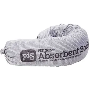 NEW PIG PIG211 Absorbent Sock Gray 24 Gallon PK48 | AH2XYL 30RC17