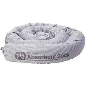 NEW PIG PIG214 Absorbent Sock Gray 24 Gallon PK12 | AH2XYN 30RC19