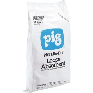 NEW PIG PLP201 Lite-dri Loose Absorbent 22 Lb | AF9QYZ 30RC91