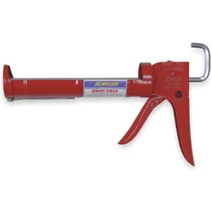 NEWBORN 102D Caulk Gun Drip-Free Red 10 Oz | AG9GGH 1UMH9