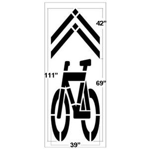 NEWSTRIPE 10000139 Federal Shared Roadway Fahrradsymbol | AG8HCC
