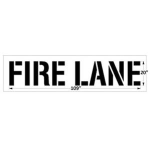 NEWSTRIPE 10001685 Fire Lane, 4 Zoll L | AG8HDZ
