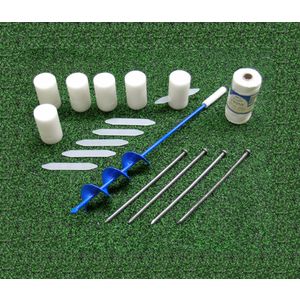 NEWSTRIPE 10001492 Permanent Field Layout System For Soccer, 25 Piece | AG8HAE