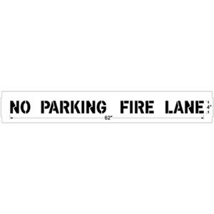 NEWSTRIPE 10004359 No Parking Fire Lane, 4 Zoll L | AG8HKN