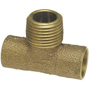 NIBCO 713-LF 1/2 Tee Low-lead Cast Bronze C x C x Mnpt | AD3MPA 40F242