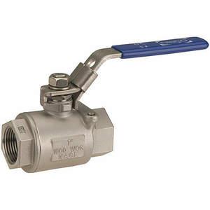 NIBCO NL95X0A Ball Valve Stainless Steel 1 Inch 2-Piece | AH4CYY 34CY71