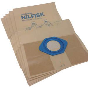 NILFISK 81585000 Dust Bag 1 Inch Length x 12 Inch W x 10 Inch H PK5 | AH3RCJ 33JG55