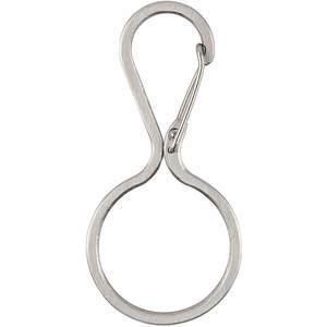 NITE IZE KIC-11-R3 Carabiner Clip Silver Texture 11/16 in. | AG4LHA 34GN65