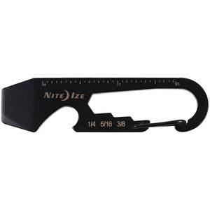 NITE IZE KMT-01-R3 Carabiner Clip Matte 11/16 in Black | AG4LHB 34GN66