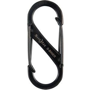 NITE IZE SB1-2PK-01 Double Gated Carabiner 1-9/16 Inch - Pack Of 2 | AB9RAP 2EVK2