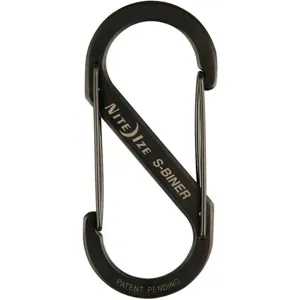 NITE IZE SB5-03-01 Double Gated Carabiner 4-3/8 Inch Black | AB9RAX 2EVL5