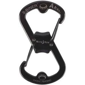 NITE IZE SBO-03-01 S-biner Clip Matte 1-11/16 In Black | AG4LHD 34GN68