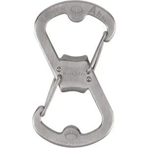 NITE IZE SBO-03-11 S-biner Clip Silver Texture 2 In. | AG4LHE 34GN69