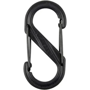 NITE IZE SBP2-03-01BG Carabiner Clip 2 Inch Plastic Black | AE3UKU 5GAK7