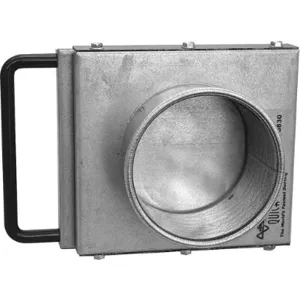 NORDFAB 8010004635 NFMES Manual Blastgate 4 Diameter Steel | AH2LKB 3241-0400-100000 / 29RP02