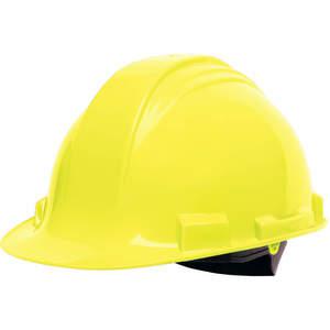 NORTH BY HONEYWELL A59R020000 Hard Hat Front Brim Slotted 4 Ratchet Yellow | AB7YPL 24M957