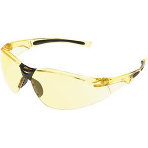 NORTH BY HONEYWELL A802 Safety Glasses Amber Scratch-resistant | AD2VPA 3UXR4