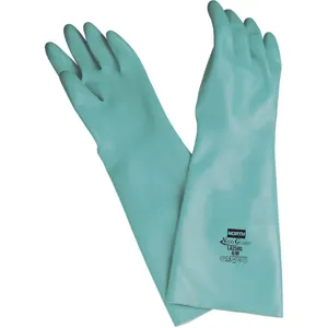 NORTH BY HONEYWELL LA258G/9 Chemical Resistant Glove 25 Mil Size 9 Pr | AD2NBK 3RVU3